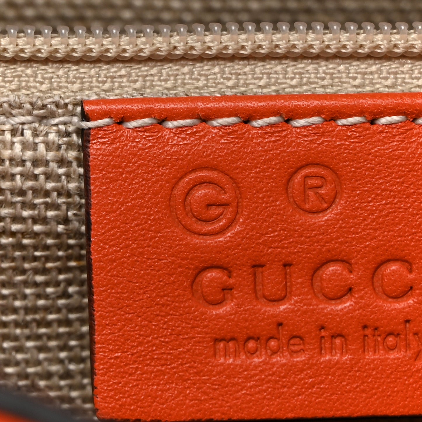 Soft Microguccissima Small Crossbody Bag Sun Orange