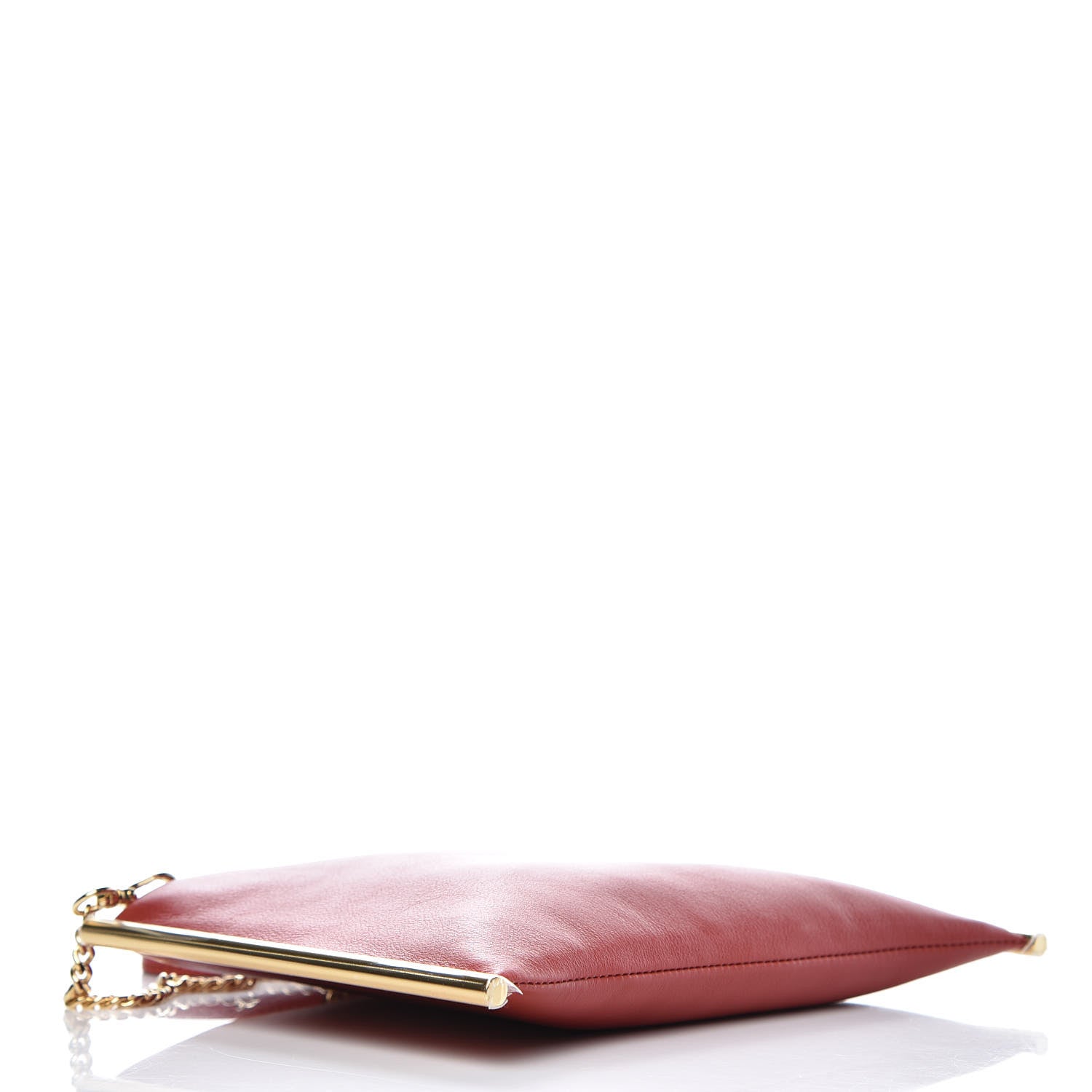 Chloe Calfskin Mini Roy Chain Pouch Earthy Red 4 of 7