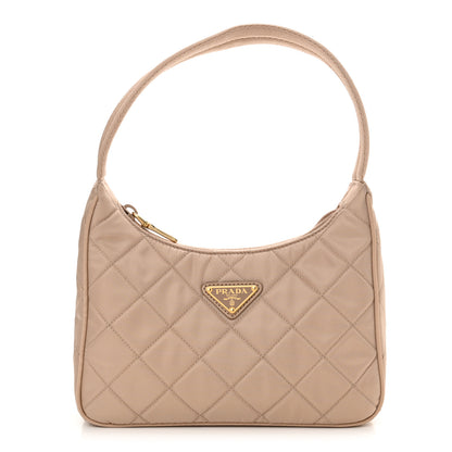 Prada Tessuto Nylon Impuntu Quilted Shoulder Bag Cammeo 1 of 10