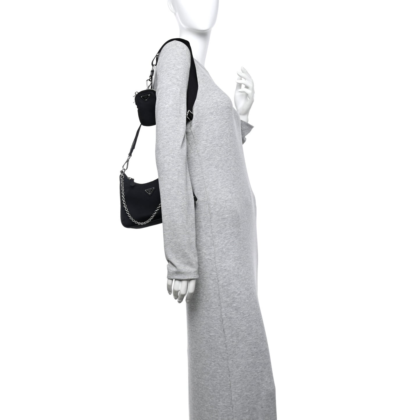 Nylon Re-Edition 2005 Shoulder Bag Black