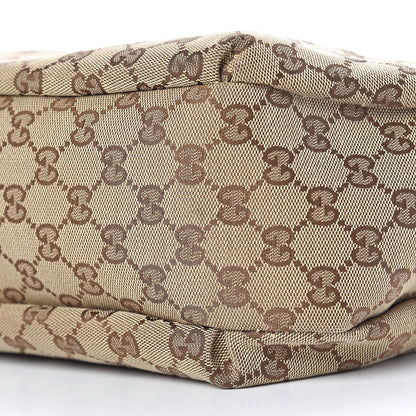 Gucci Monogram Large New Ladies Web Hobo Dark Brown 6 of 11