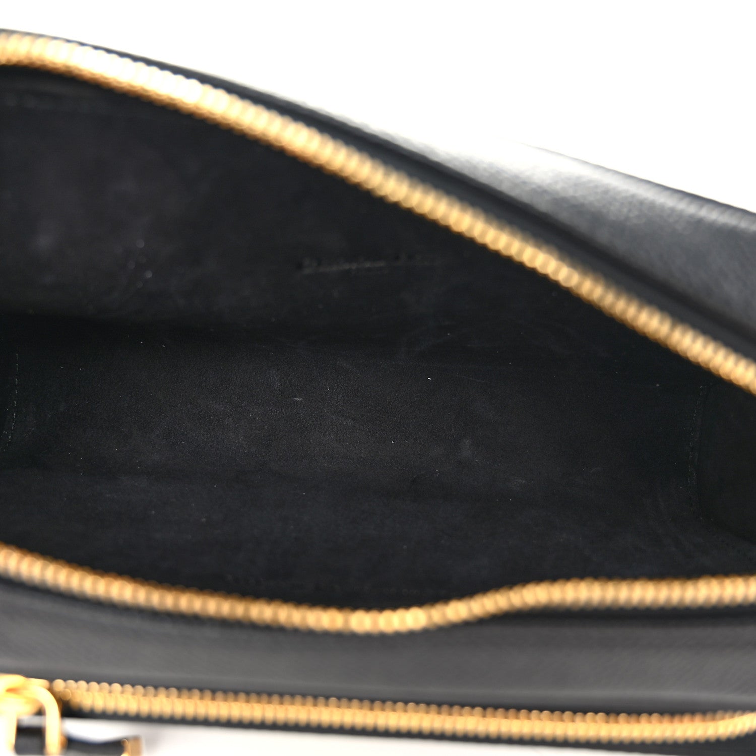 Christian Dior Grained Calfskin Caro Double Pouch Black 5 of 9