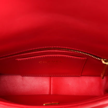 Chanel Lambskin Quilted Small Flap Red 5 of 10
