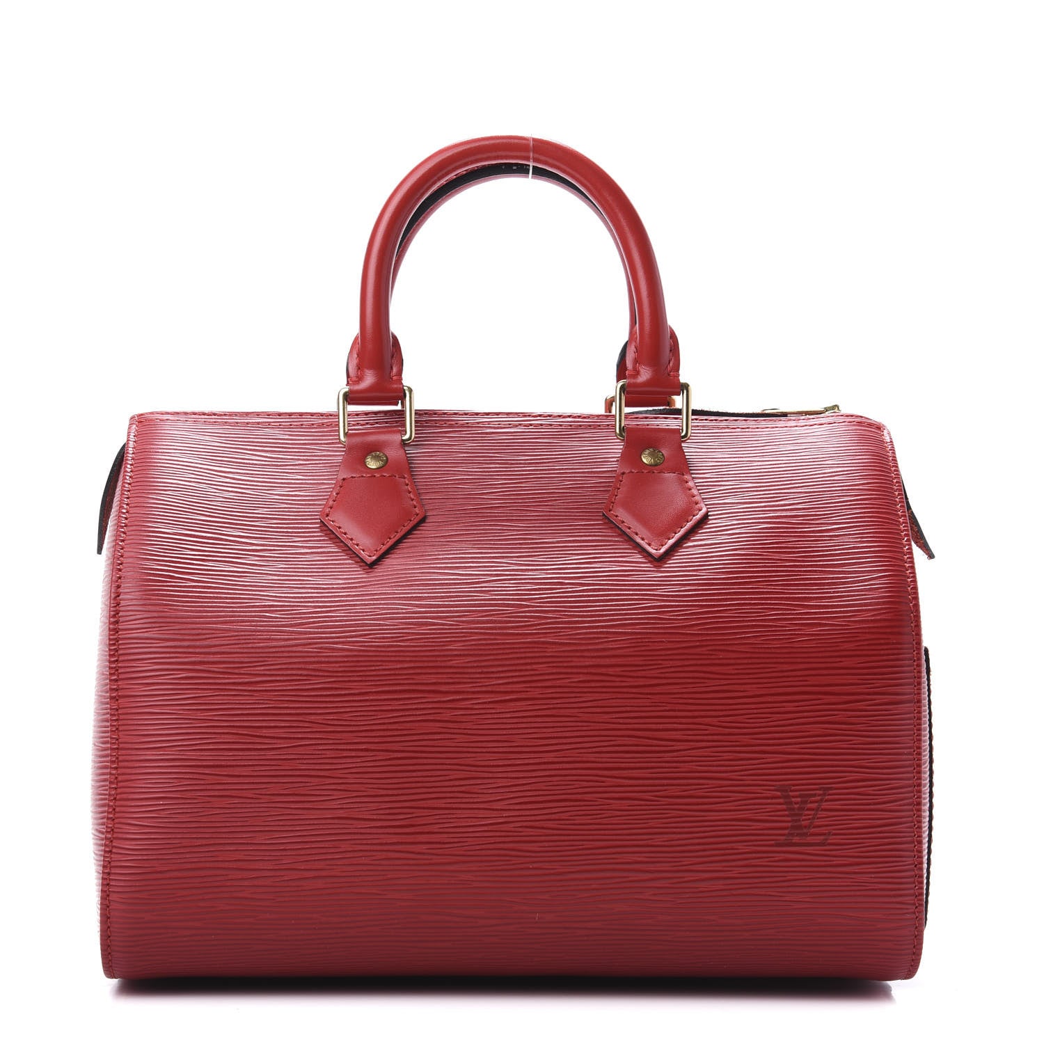 Louis Vuitton Epi Speedy 25 Castillan Red 1 of 11