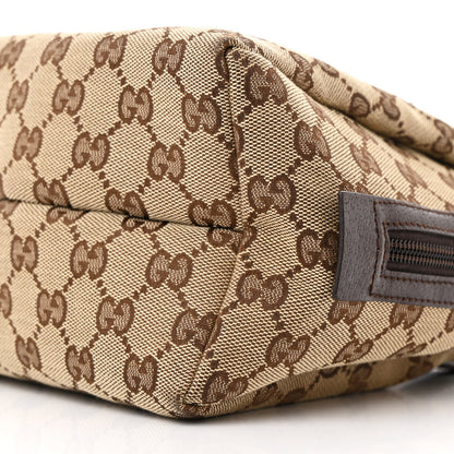 Gucci Monogram Calfskin Large Balthus Cosmetic Pouch Beige Ebony Cocoa 10 of 10
