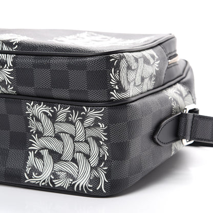 Louis Vuitton Damier Graphite Rope Nil PM White 9 of 10