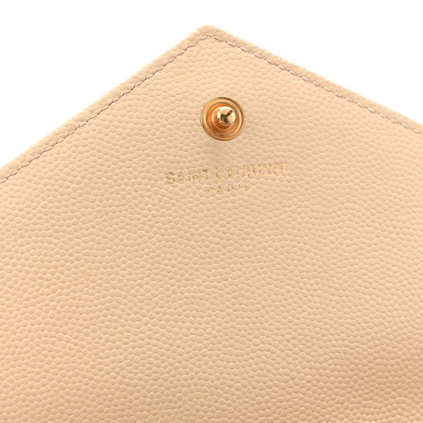 Grain De Poudre Matelasse Chevron Monogram Chain Wallet Dark Beige