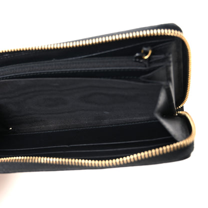 Gucci GG Supreme Monogram Bees Zip Around Wallet 5 of 7