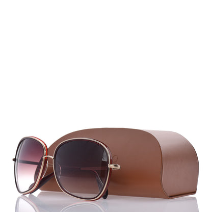 Oliver Peoples Emely Round Sunglasses Red Gold 7 of 7