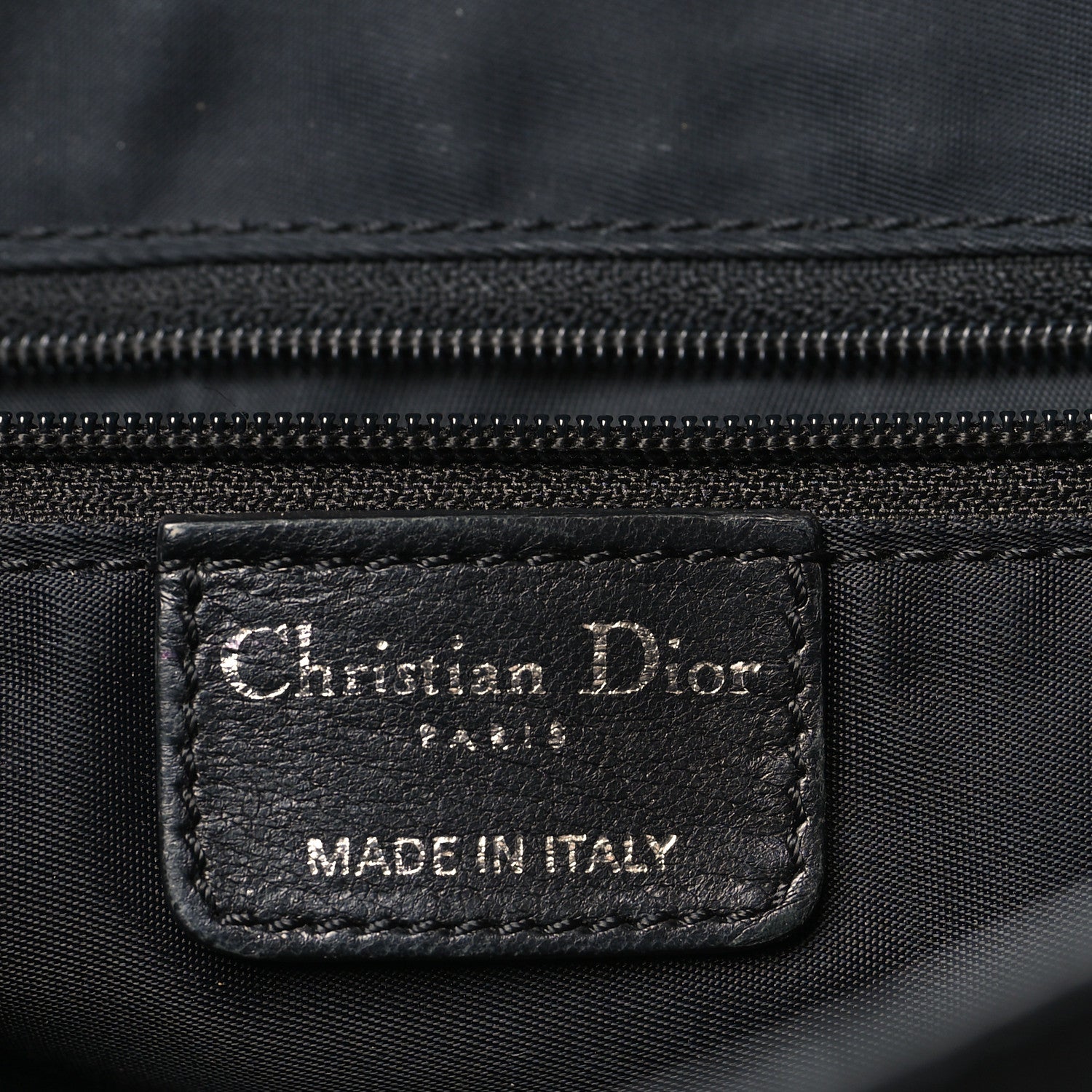 Christian Dior Canvas Diorissimo Buckle Messenger Black 6 of 13