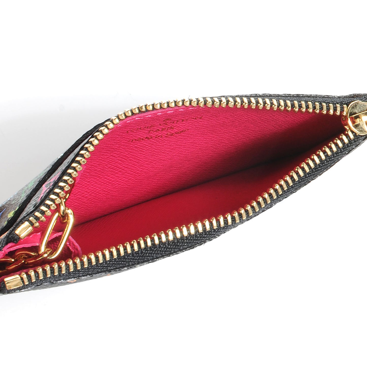 Monogram Multicolor Key Pouch Black Grenade