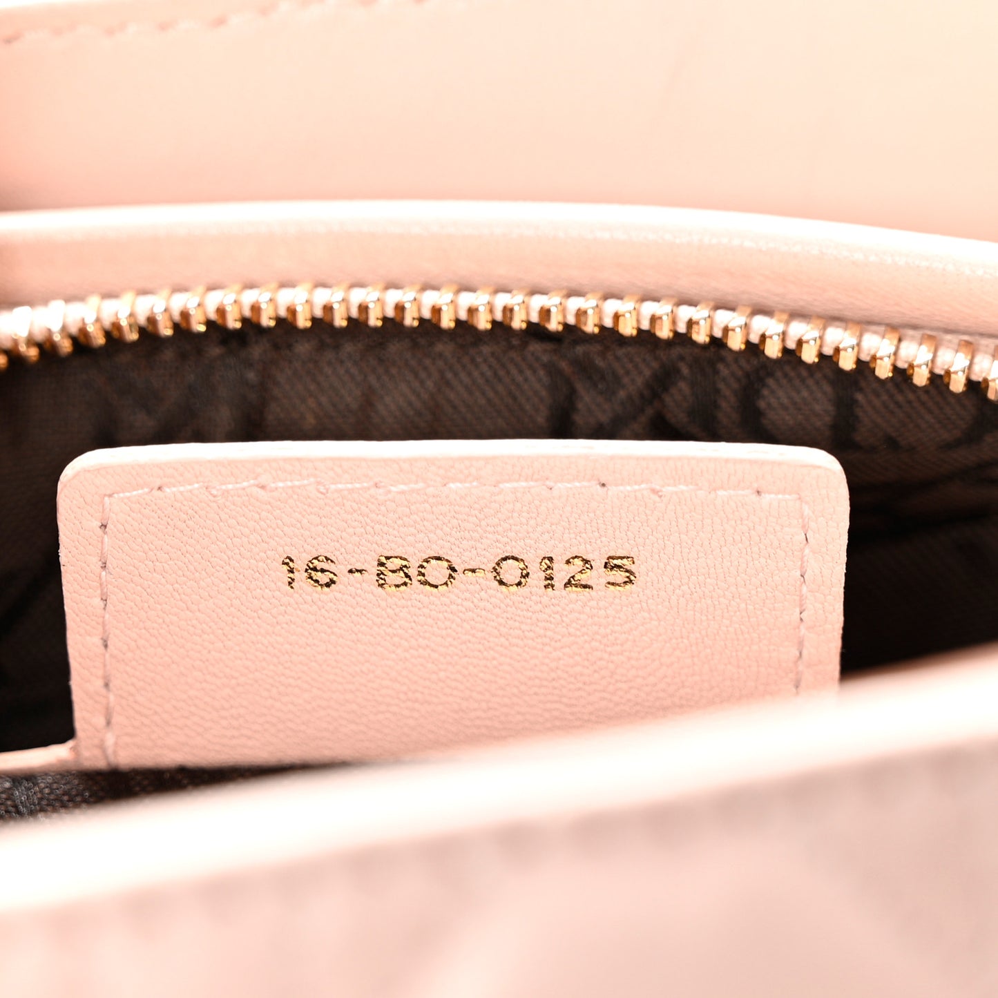 Lambskin Cannage Medium Lady Dior Light Pink