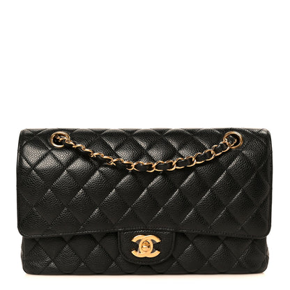 Chanel Caviar Quilted Medium Double Flap Black 1 of 11