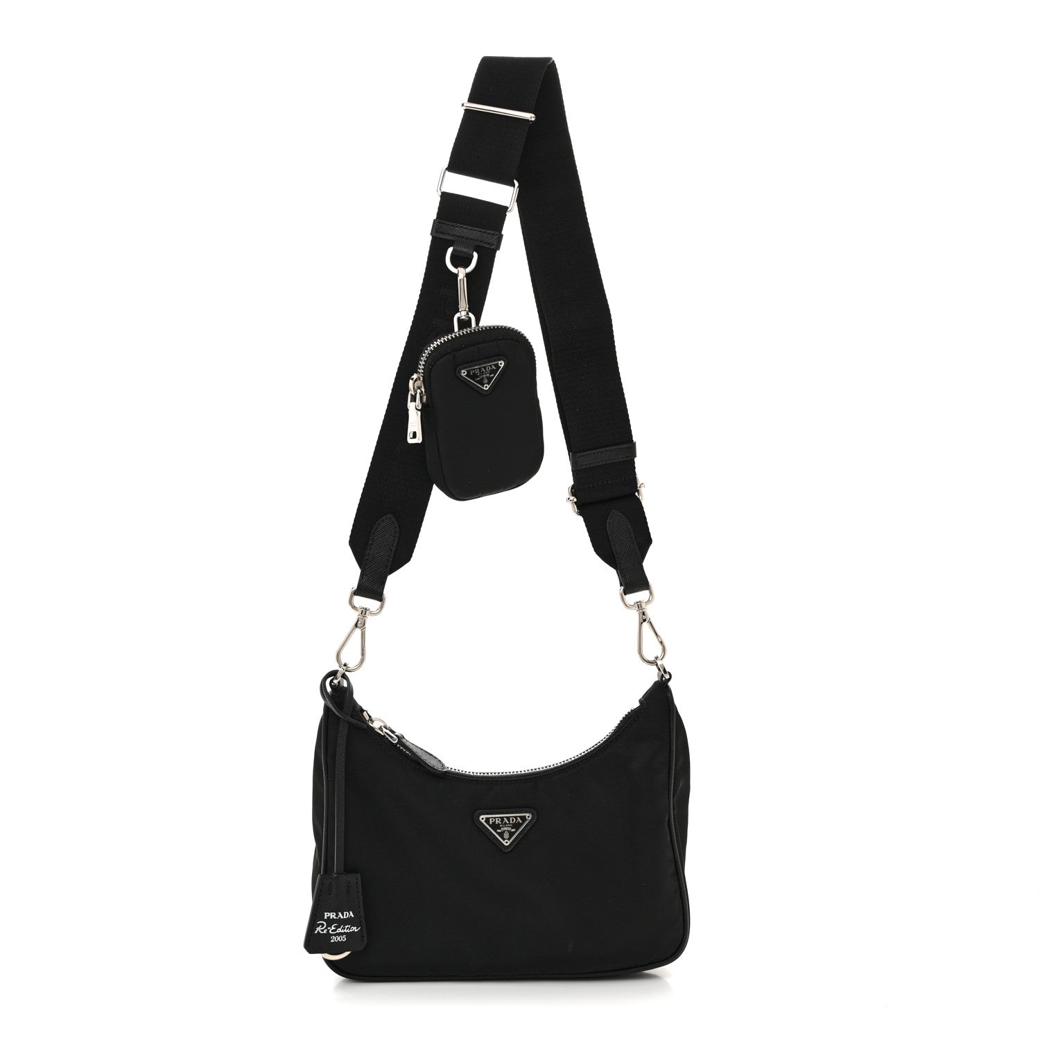 Prada Nylon Re-Edition 2005 Shoulder Bag Black 1 of 15