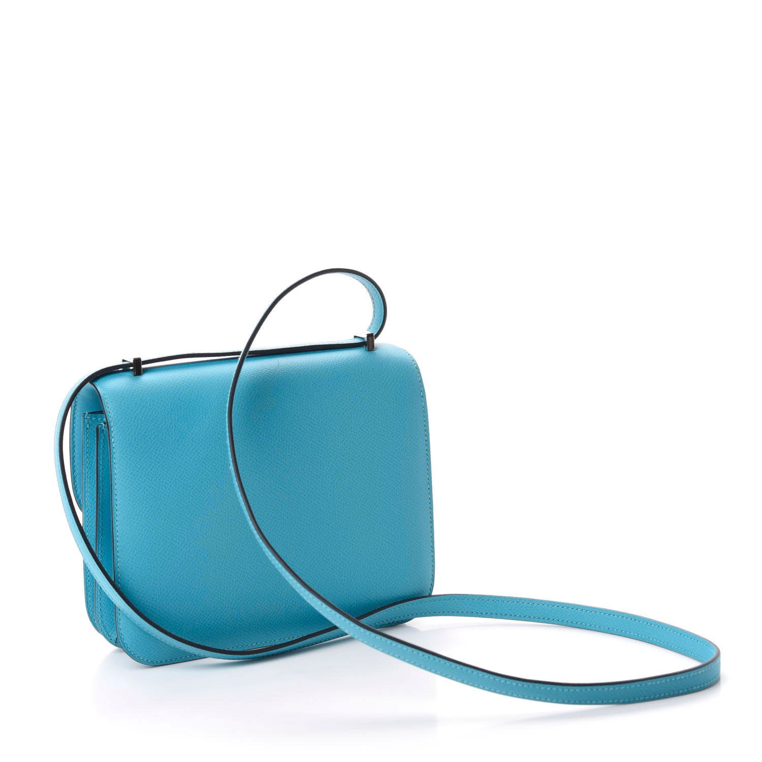 Hermes Epsom Constance 18 Bleu Du Nord Rouge De Coeur 3 of 11