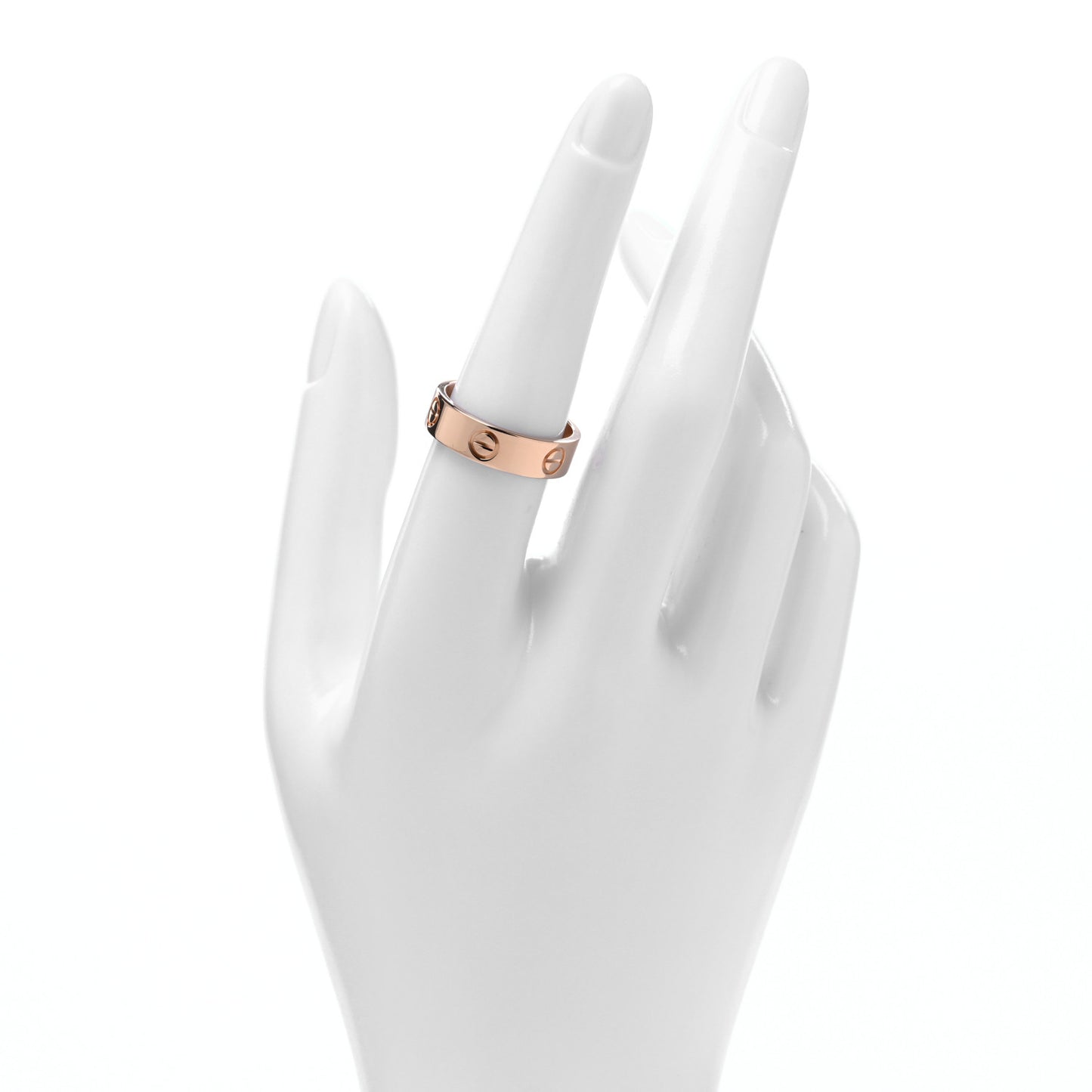 18K Pink Gold 5.5mm LOVE Ring 55 7.25