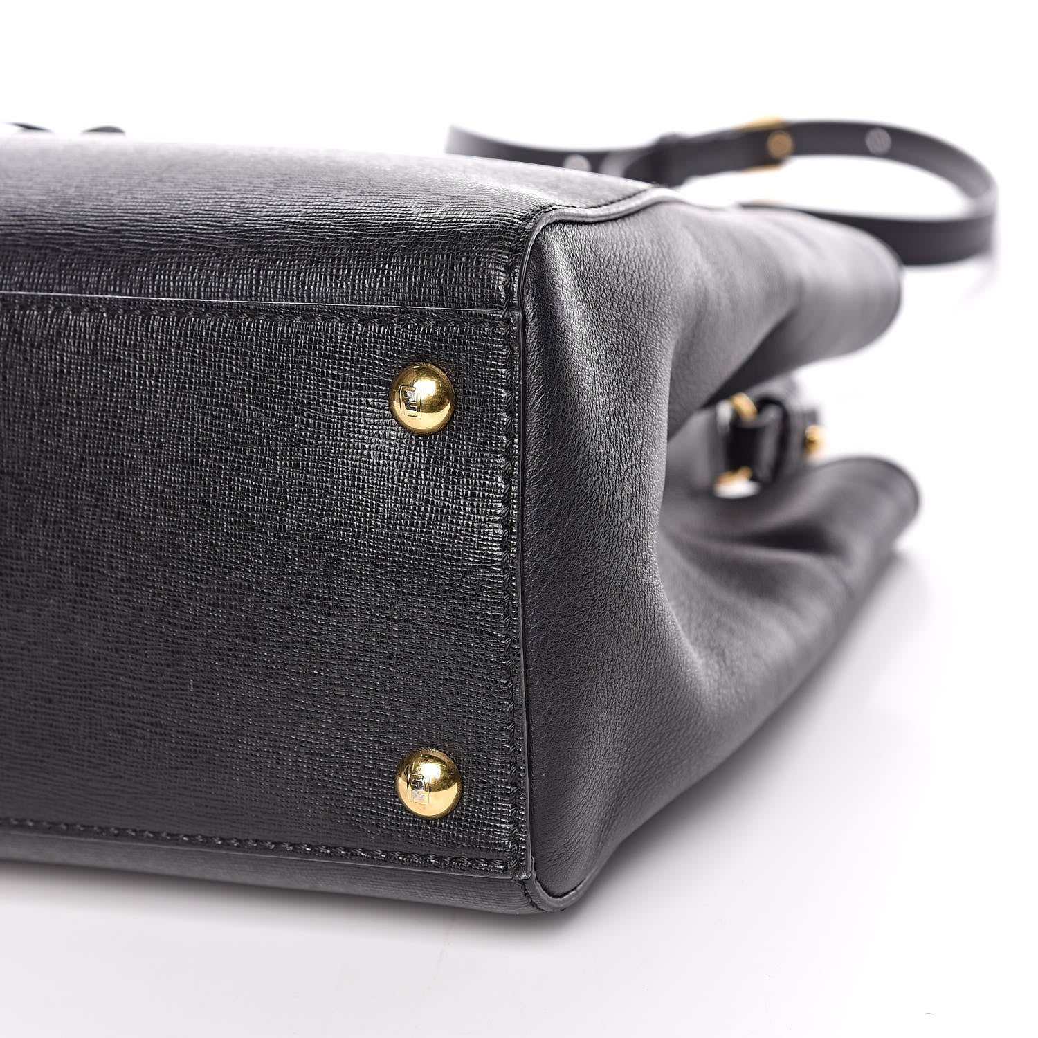 Fendi Vitello Elite Petite 2Jours Tote Black 13 of 13