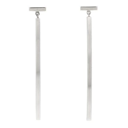 Tiffany Sterling Silver T Wire Bar Earrings 1 of 5