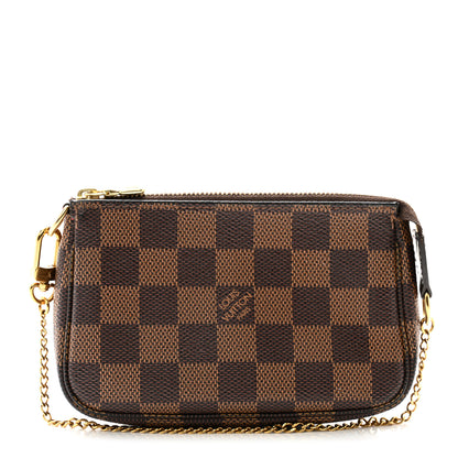 Louis Vuitton Damier Ebene Mini Pochette Accessories 1 of 8