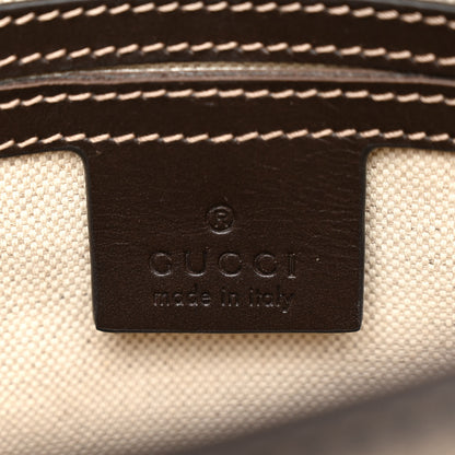 Gucci GG Plus Monogram Small Flap Messenger Bag Beige Dark Brown 6 of 10