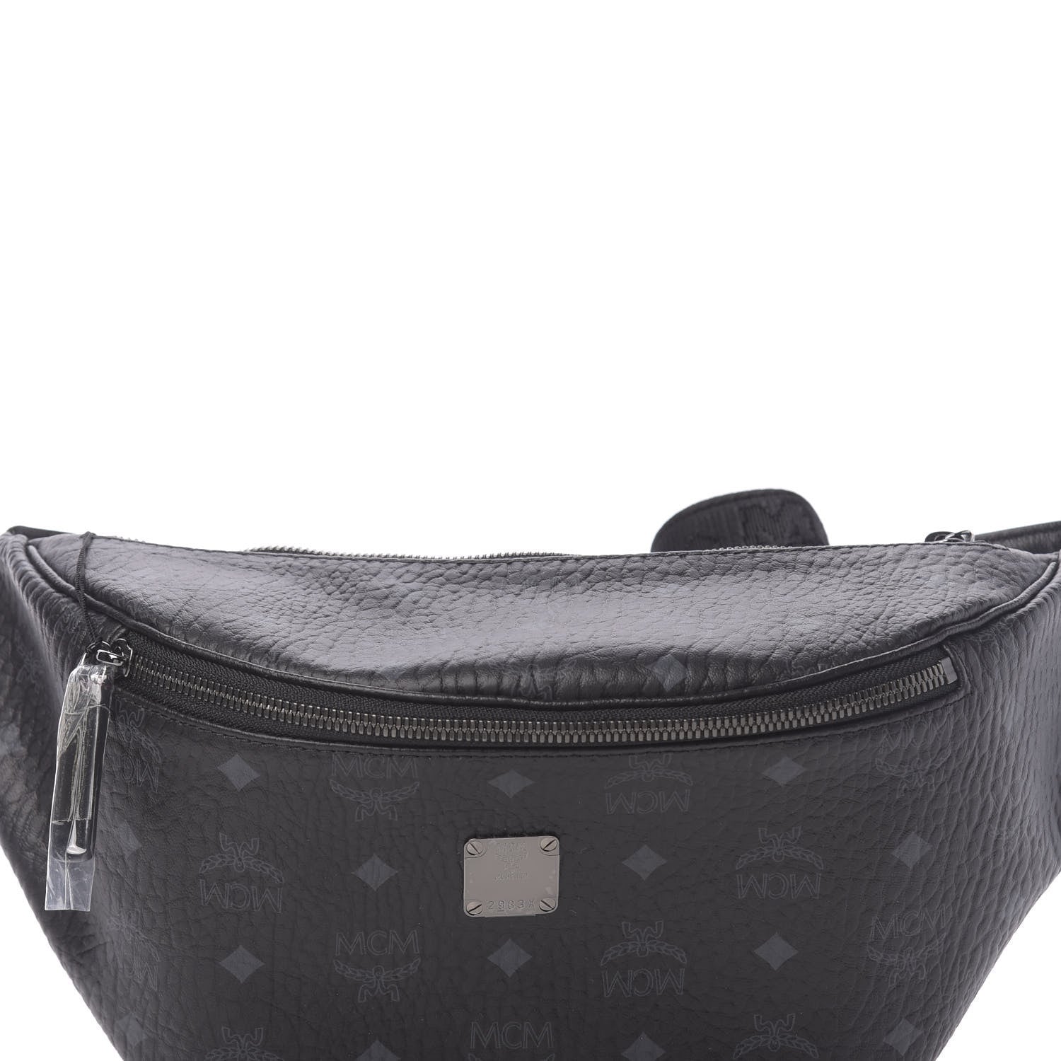 MCM Visetos Stark Belt Bag Black 10 of 10