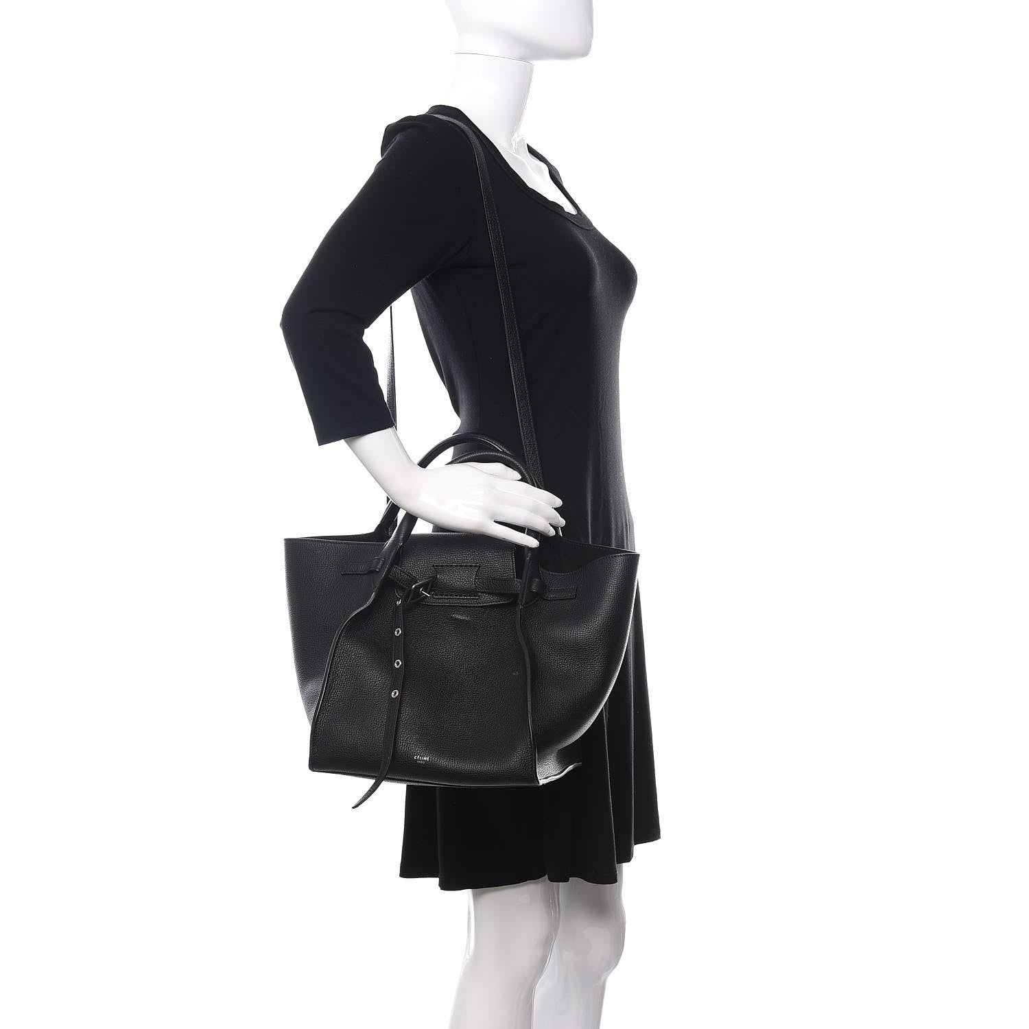 Celine Supple Grained Calfskin Small Big Bag Black 2 of 10