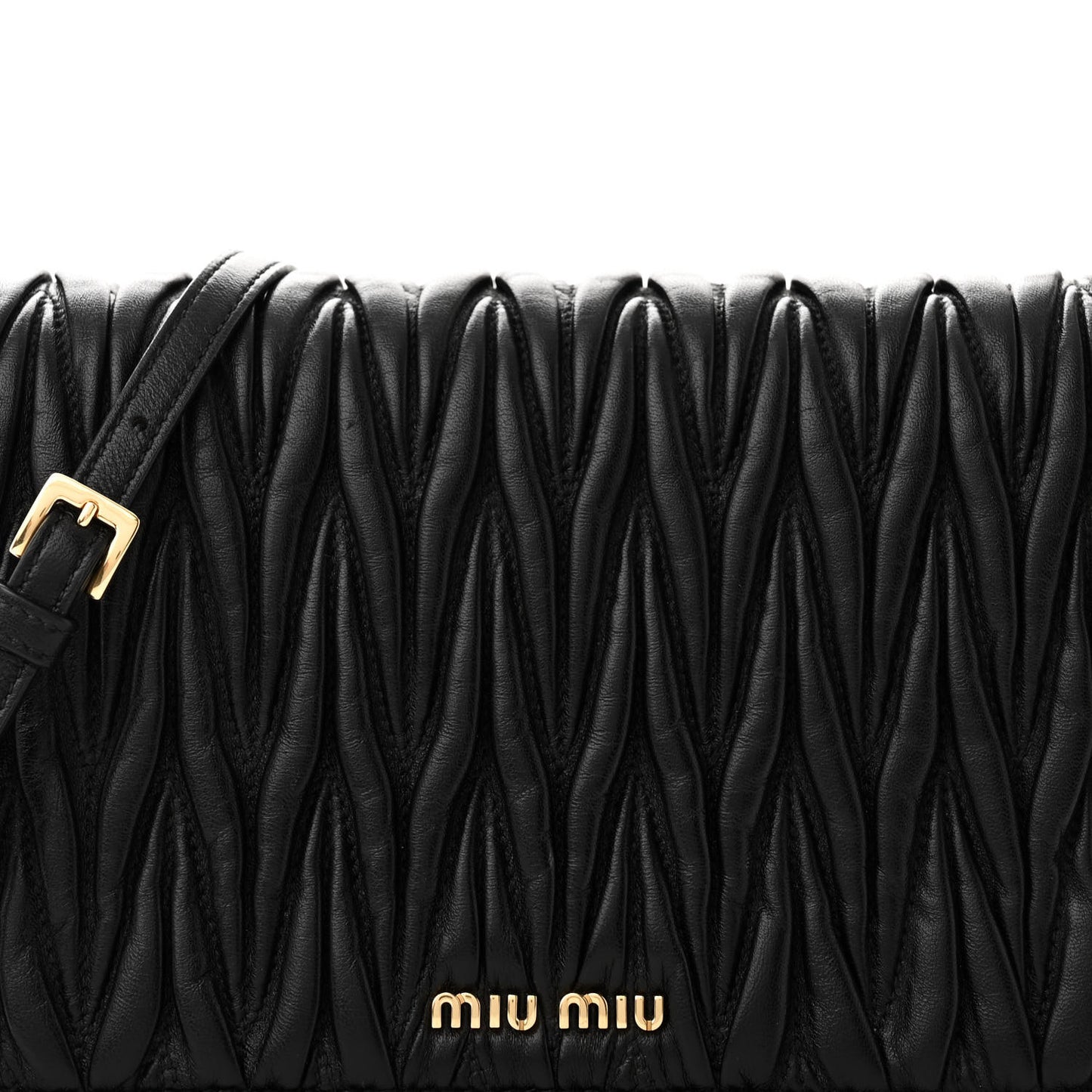 Nappa Matelasse Crossbody Black