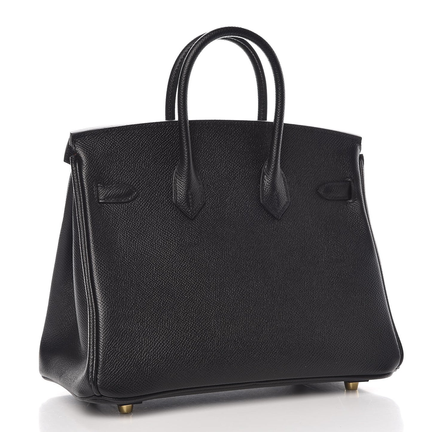 Epsom Horseshoe Birkin 25 Black Rouge Vif