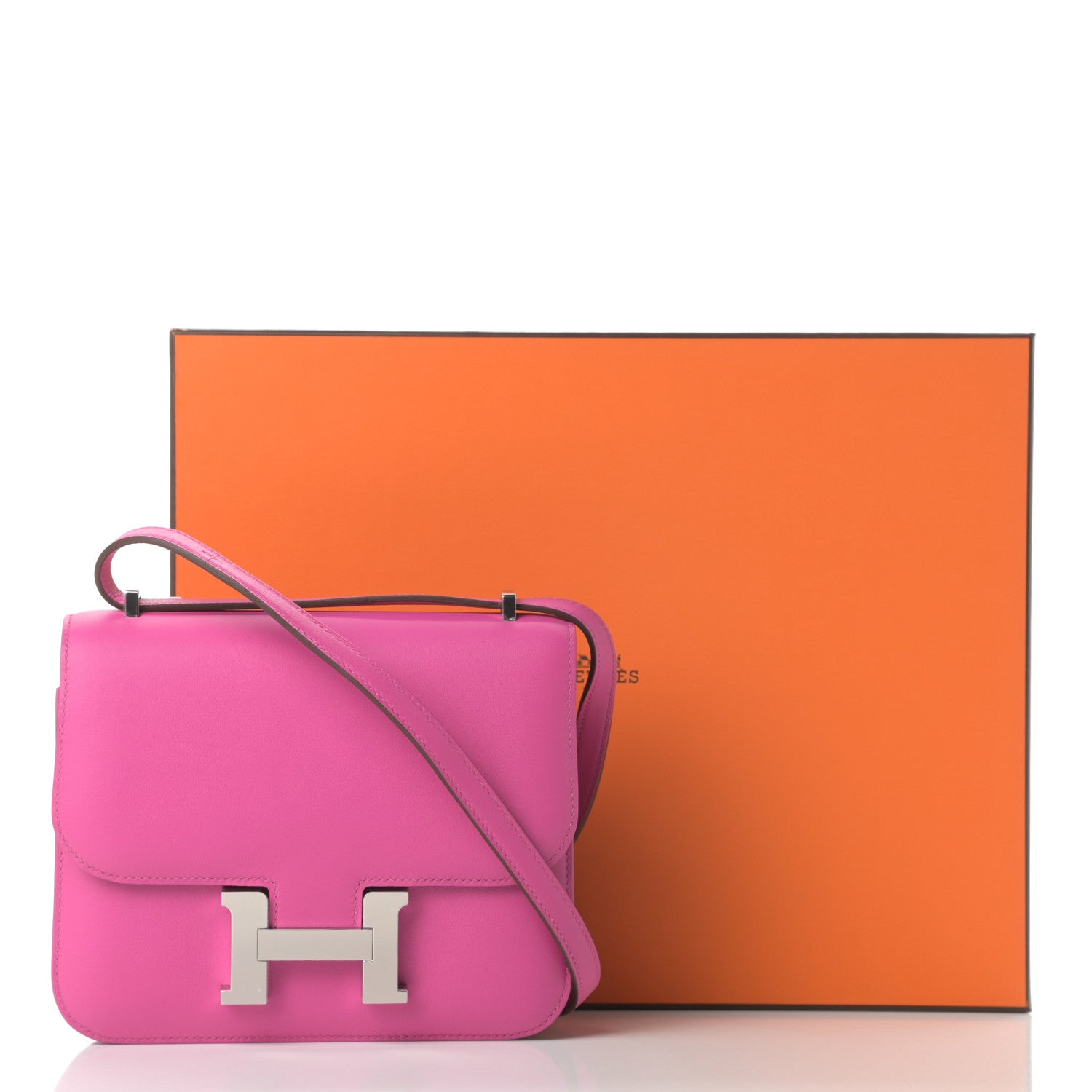 Hermes Swift Constance Verso 18 Magnolia Orange 11 of 11