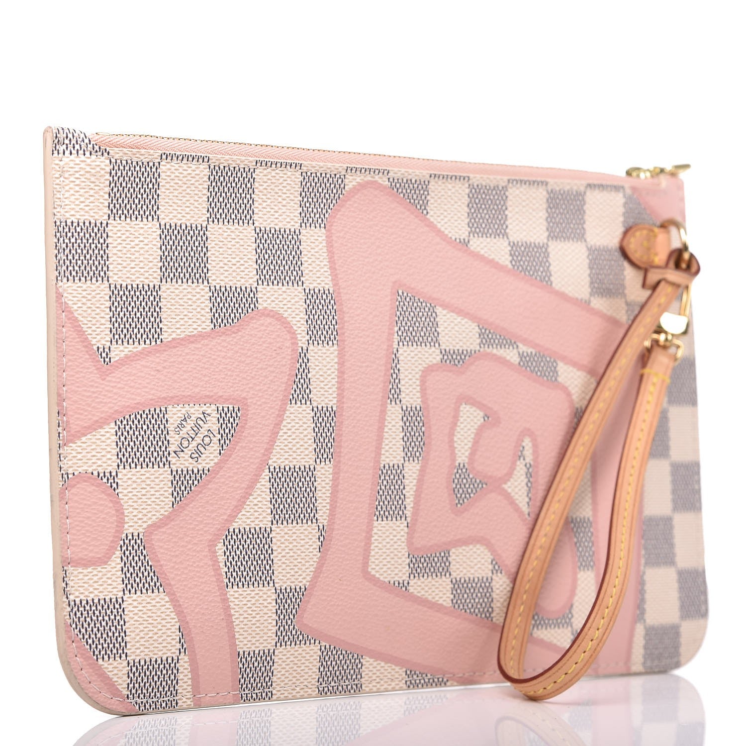 Louis Vuitton Damier Azur Tahitienne Neverfull MM GM Pochette 3 of 8