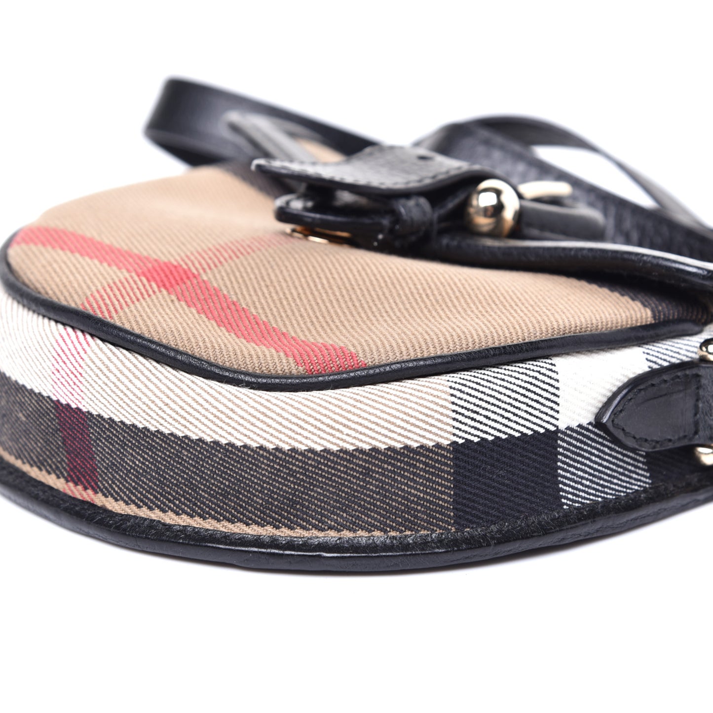 House Check Mini Crossbody Bag Black