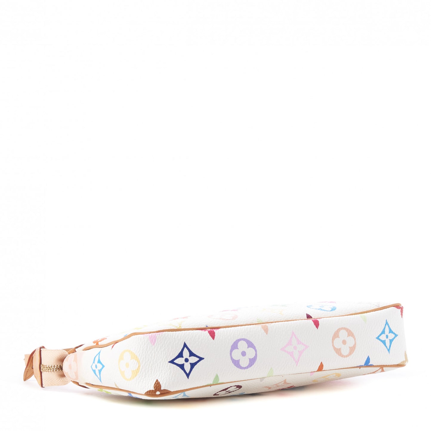 Monogram Multicolor Pochette Accessories White
