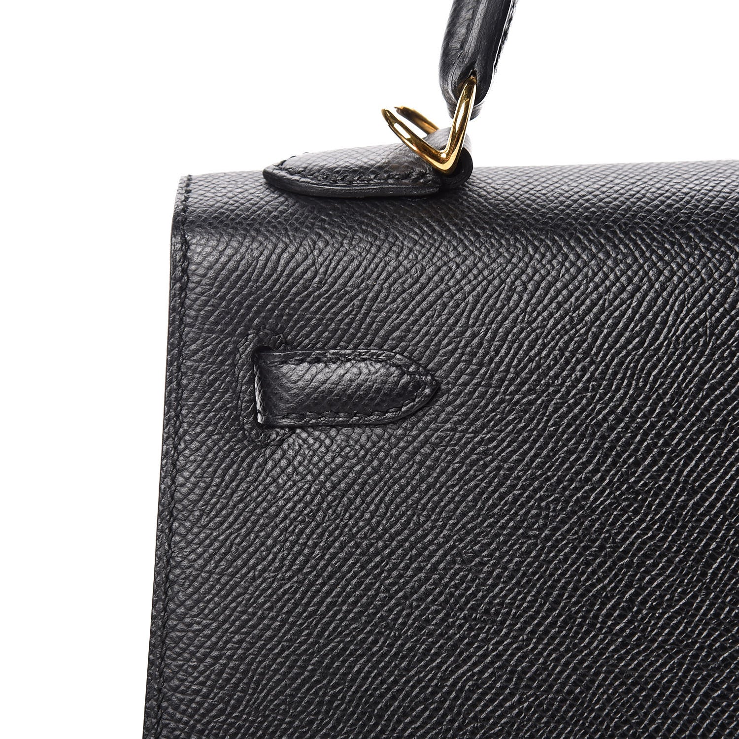 Hermes Epsom Kelly Sellier 25 Black 14 of 41