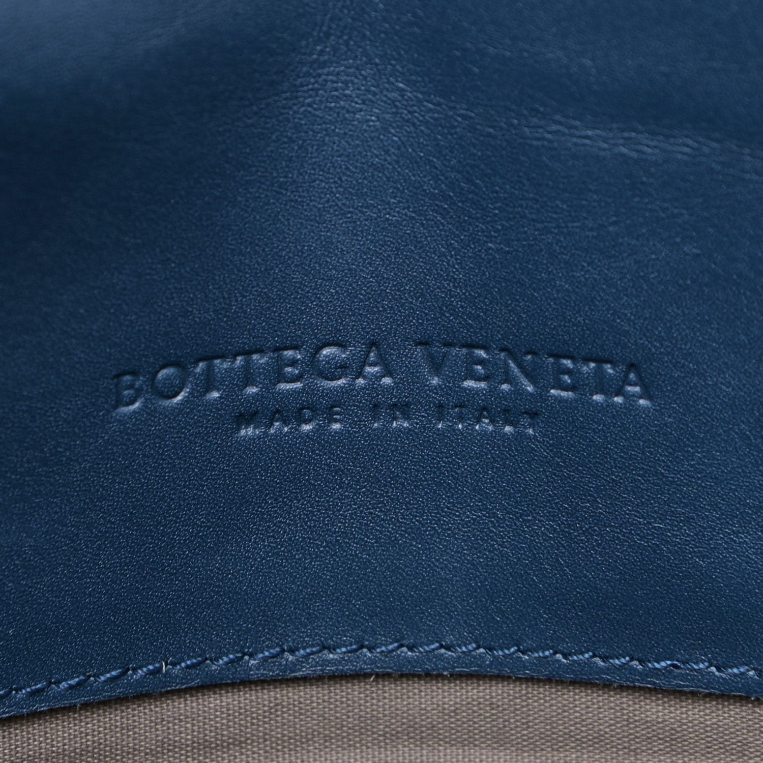 Bottega Veneta Nappa Intrecciato Flap Clutch Blue 9 of 16