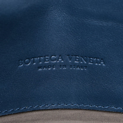 Bottega Veneta Nappa Intrecciato Flap Clutch Blue 9 of 16