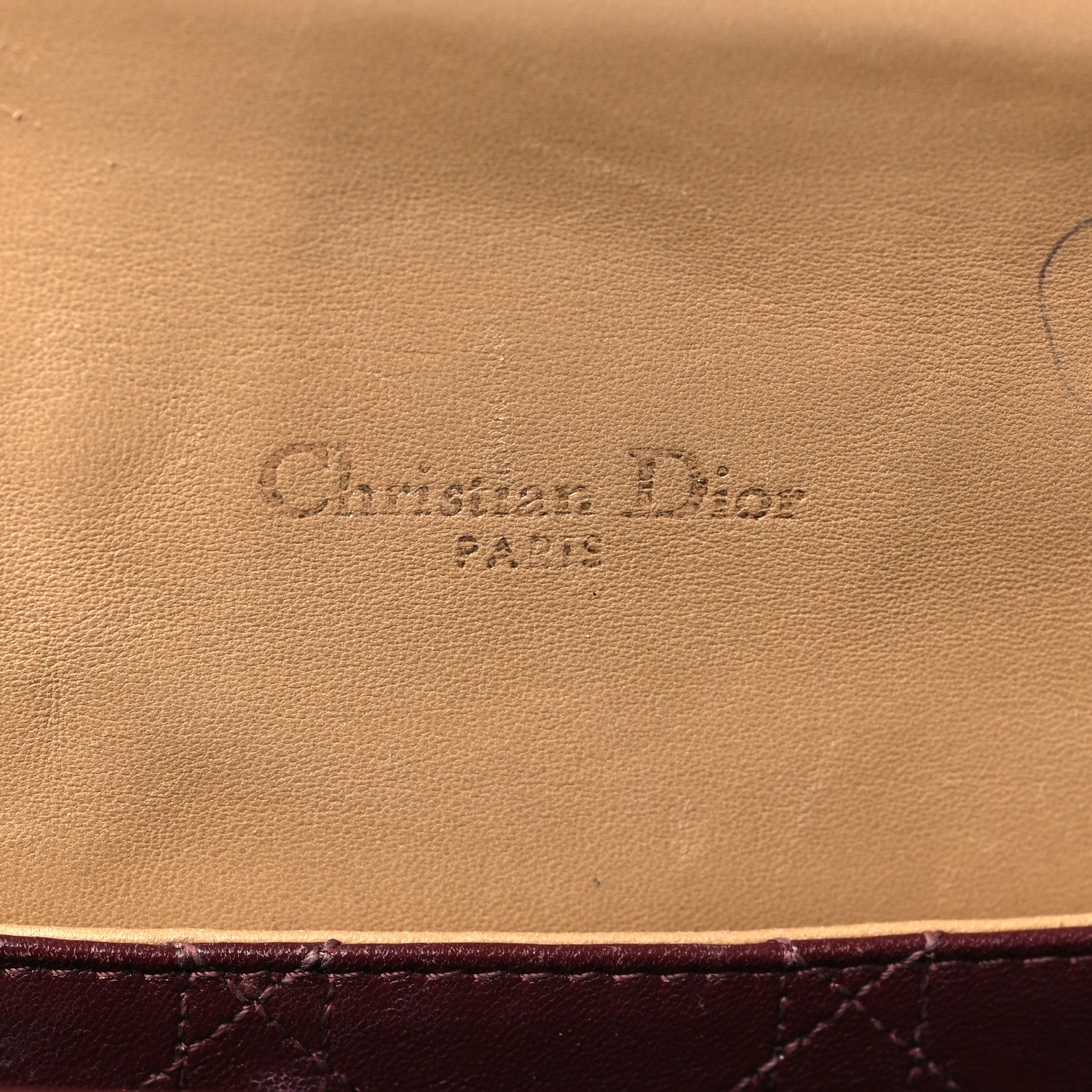Christian Dior Lambskin Cannage Medium Miss Dior Flap Beige 6 of 13
