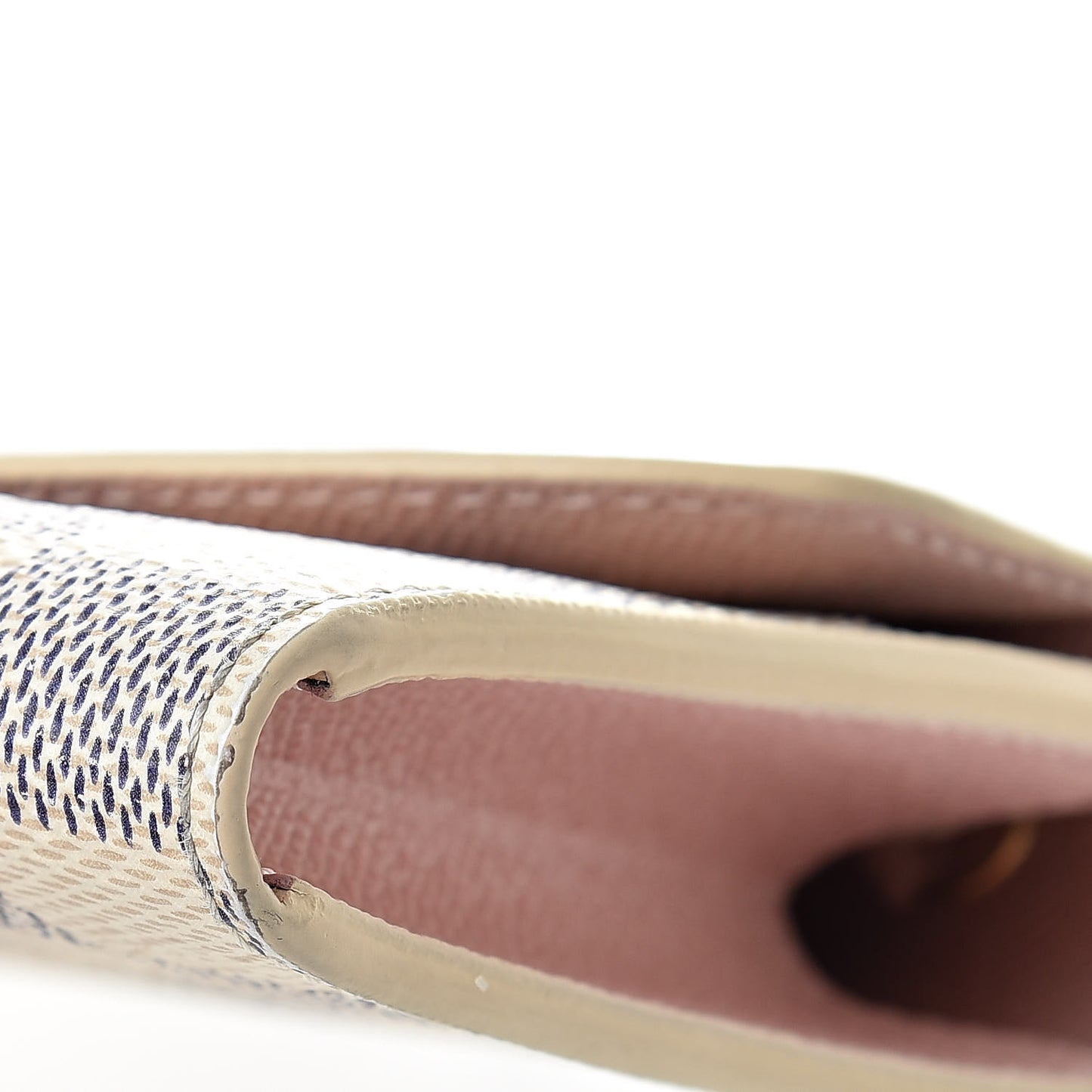 Damier Azur Emilie Wallet Rose Ballerine