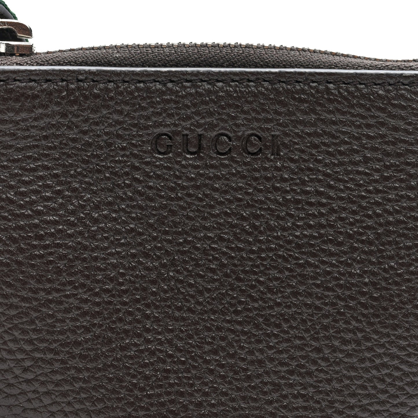 Pebbled Calfskin Mini B Shoudler Bag Brown