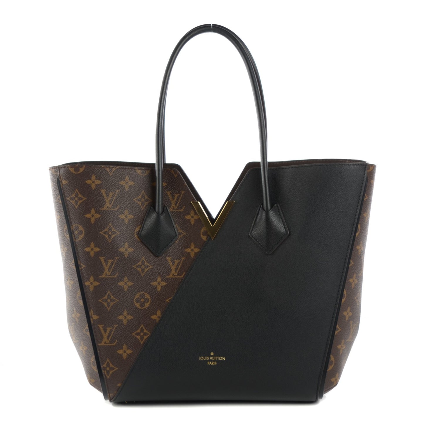 Calfskin Monogram Kimono Tote Black