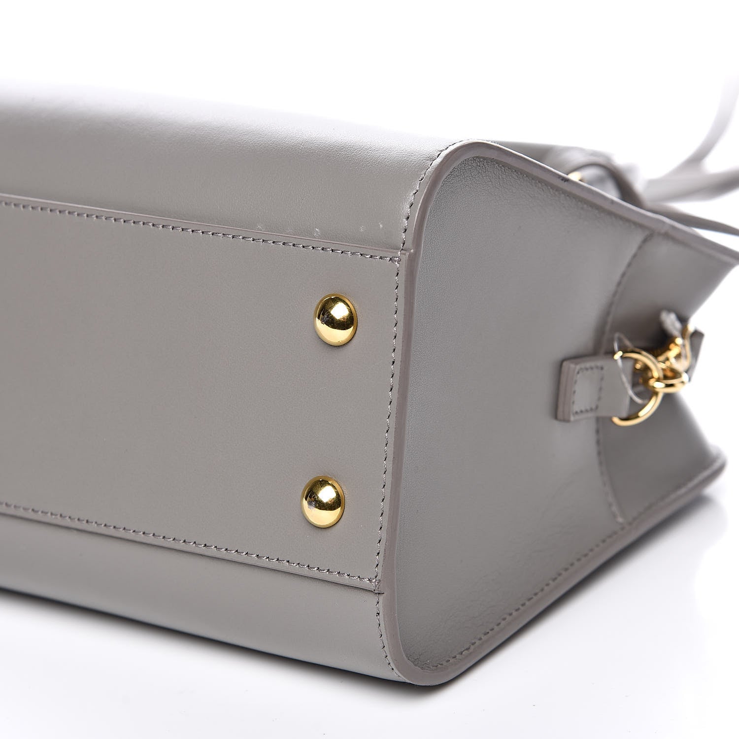 Saint Laurent Calfskin Monogram Baby Cabas Fog 9 of 11
