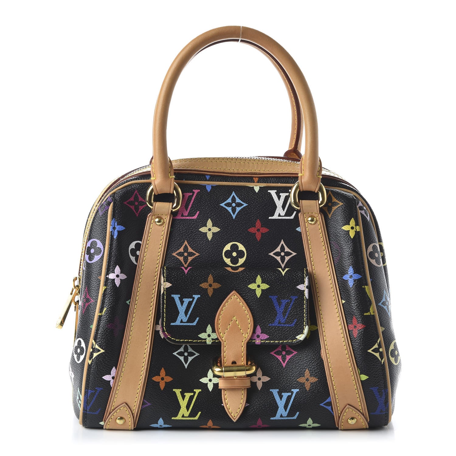 Louis Vuitton Monogram Multicolor Priscilla Black 1 of 10