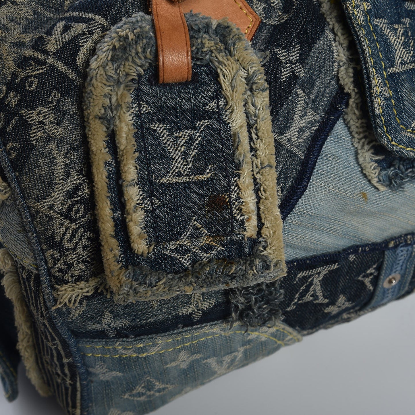 Denim Patchwork Speedy 30 Blue