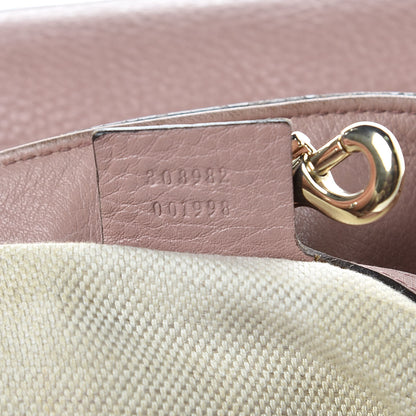 Gucci Pebbled Calfskin Medium Soho Chain Shoulder Bag Dark Cipria 7 of 22