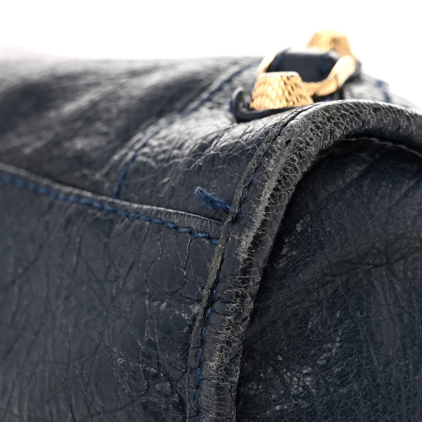 Agneau Giant 12 Gold Hardware City Bleu Obscur
