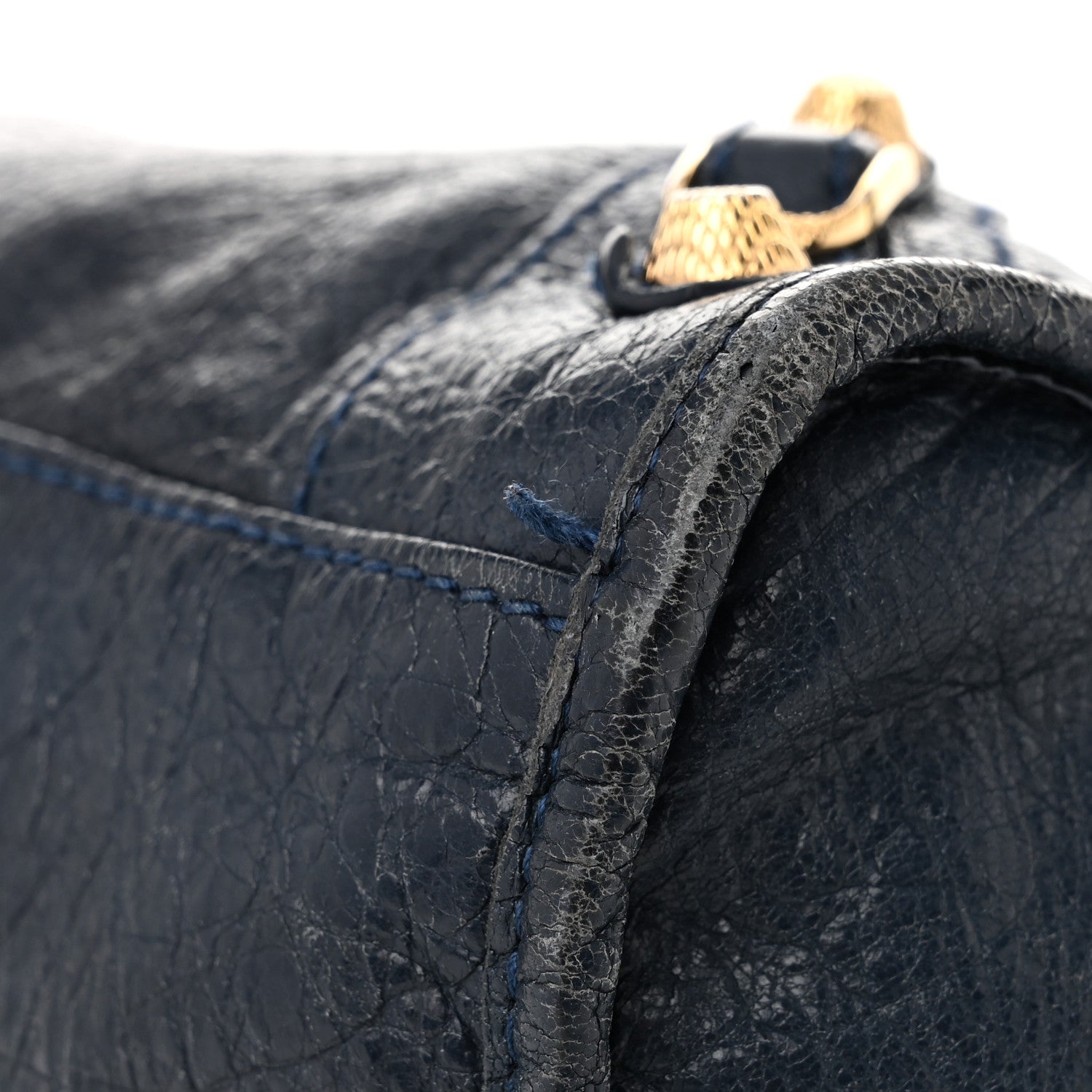 Balenciaga Agneau Giant 12 Gold Hardware City Bleu Obscur 14 of 15