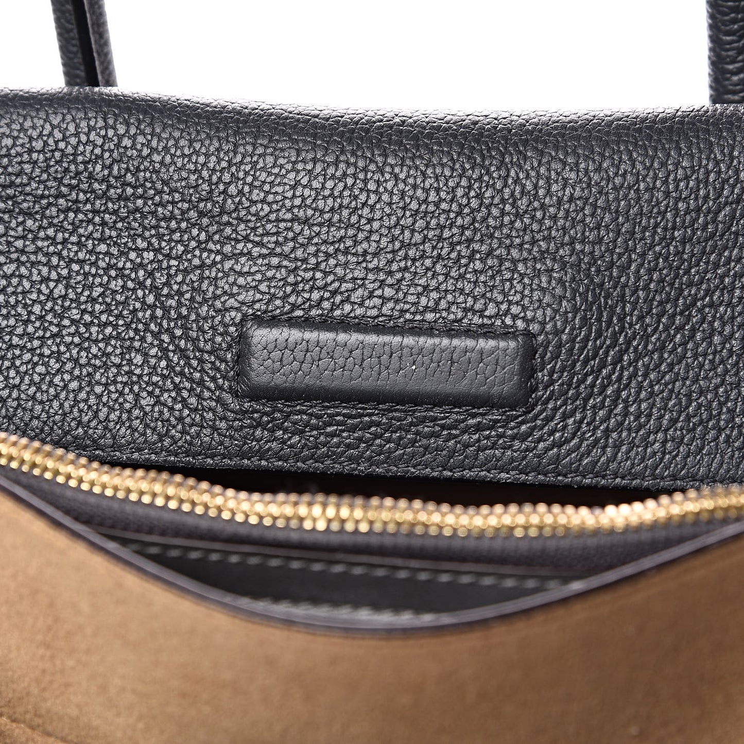 Grained Calfskin Medium Milla Tote Phantom Grey