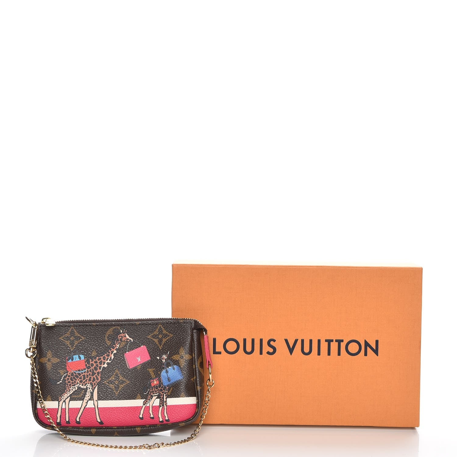 Louis Vuitton Monogram 2017 Christmas Animation Mini Pochette Accessories 8 of 8