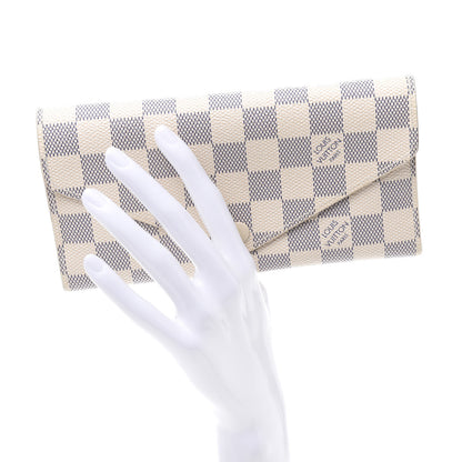 Louis Vuitton Damier Azur Josephine Wallet 2 of 10