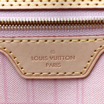 Louis Vuitton Damier Azur Neo Neverfull GM Rose Ballerine 7 of 10