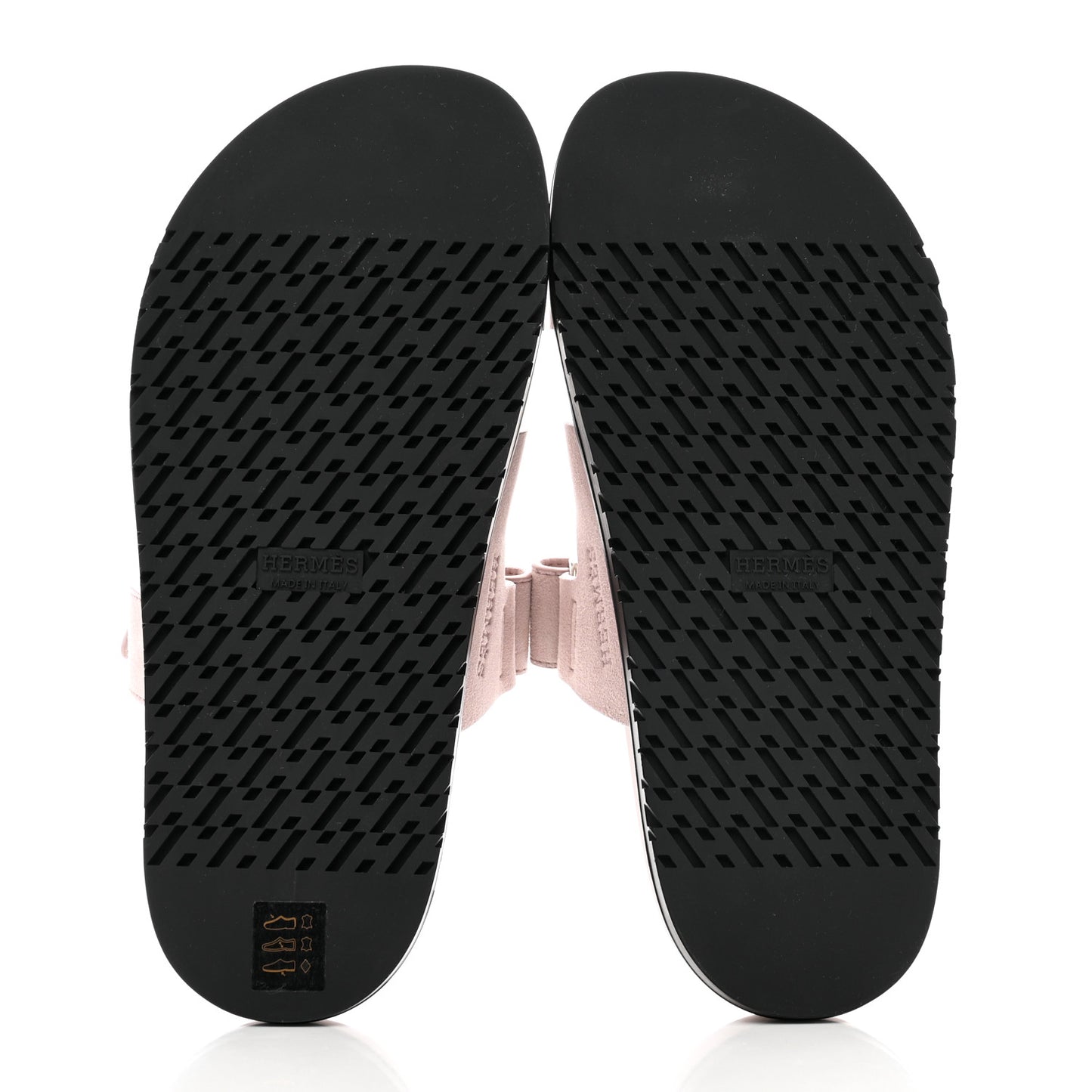Suede Goatskin Womens Chypre Sandals 37.5 Rose Porcelaine